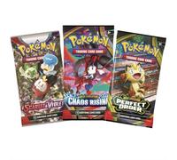 Pokemon Cards Booster Pack Gift Bundle | 3 Booster Packs | Assorted Sets from Mega Evolution & Scarlet and Violet | Perfect Pokémon Gift Set (3 Assorted Booster Packs) | Titan Authenticated