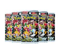 Pokemon Cards Paldean Fates, Japanese Shiny Treasure ex - Booster Bundle including 5 Pokemon Booster Packs - TCYM Product