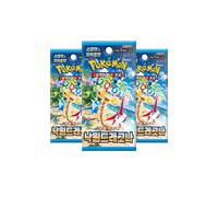 Pokemon Cards Surging Sparks, Korean Paradise Dragona - Booster Bundle including 3 Pokemon Booster Packs - TCYM Product