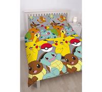 Pokemon Catch Repeat Print Design Duvet Set, 1 pc, Double, Microfibre, Multi-Colour