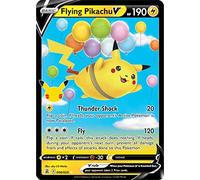 Pokémon Celebration Flying Pikachu V, 25th Anniversary, Full Art Rare Holo + Surprise Card!
