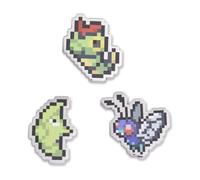 Pokémon Center: Caterpie, Metapod & Butterfree Pokémon Pixel Pins (3-Pack)