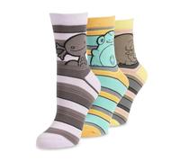Pokémon Center: Paldean Wooper, Lechonk & Bellibolt Ankle Socks (3 Pairs) (One Size-Adult), Multi, One size