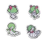 Pokémon Center: Ralts, Kirlia, Gardevoir & Mega Gardevoir Pokémon Pixel Pins (4-Pack)