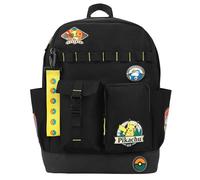 Pokémon Character Patches 19" Black Backpack
