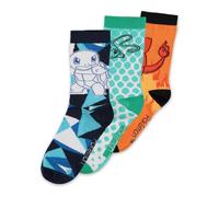 POKEMON Character Set Crew Socks (3 Pack), Unisex - CR834547POK