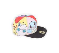 Pokemon Characters Popart Snapback Baseball Cap Multi