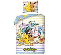 Pokemon Pikachu Eeveelutions Eevee Cotton Duvet Cover 140x200