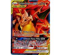 Pokemon - Charizard & Braixen Tag Team GX 22/236 - Cosmic Eclipse - Pokemon Ultra Rare Card - Holo Foil