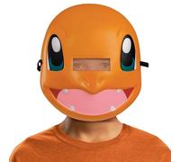 Pokémon Charmander Mask Fancy Dress, Officially Licensed, Easy to Wear, Ideal for Halloween Red