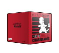 Ultra PRO - Charmander 4-Pocket Portfolio for Pokémon | Pokémon card binder, trading card organizer, TCG storage portfolio, collectible card holder, card sleeve, collector gift