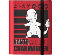 Ultra PRO - Charmander 9-Pocket PRO-Binder for Pokémon | Pokémon card binder Charmander PRO-Binder 9-Pocket trading card album elastic strap portfolio side-loading 360-card storage collectible