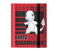 Ultra PRO - Charmander 9-Pocket PRO-Binder for Pokémon | Pokémon card binder Charmander PRO-Binder 9-Pocket trading card album elastic strap portfolio side-loading 360-card storage collectible