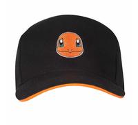 Pokemon Men's Gorra de béisbol con botones Charmander. Baseball Cap, Black -,