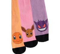 Pokémon Charmander Eevee Gengar Socks multicolour EU 35-38
