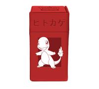 Ultra Pro - Charmander M2 Deck Box® for Pokémon | TCG deck box premium leatherette trading card storage holds 75 double-sleeved cards built-in dice token