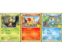 Pokemon Chespin Fennekin Froakie - 25th Anniversary McDonald's Exclusive Promo Lot - 3 Card Set - Kalos Starters