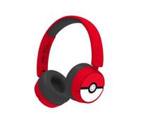 Pokemon Child Bluetooth Headset 5.3 Foldable Pokéball Design, Red