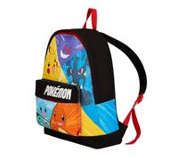 Pokémon Kids Backpack - Pikachu, Squirtle, Charmander, Bulbasaur, Lucario & Gengar | Colourful School Bag for Boys Girls | Large Rucksack for School Travel | Official Merchandise