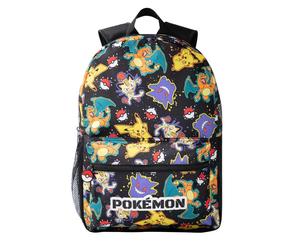 Pokemon Childrens/Kids Character All-Over Print BackpackOne Size Black NS9257