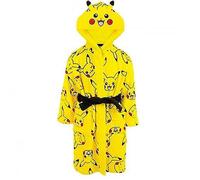 Pokemon Childrens/Kids Pikachu Faces Dressing Gown Yellow 11-12 Years