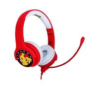 Pokemon Childrens/kids Pikachu Interactive Headphones White/red (One Size)