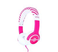 Pokemon Childrens/Kids Pokeball On-Ear HeadphonesOne Size Pink/White OH165
