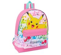 POKÉMON - Children's School Backpack, Ideal for Children of Different Ages, Comfortable and Versatile, Quality and Resistance, 32 x 12 x 40 cm, Multicoloured