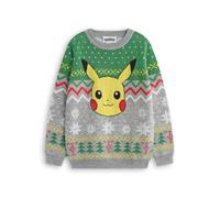 Pokemon Christmas Jumper | Boys Grey | Official Merch