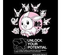 Pokémon Circle Of Eevee Evolutions Unisex T-Shirt - Black - XS