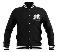 Pokemon Circle of Eevee Evolutions Varsity Jacket in Black | Size: 2XL Pokemon Black 2XL