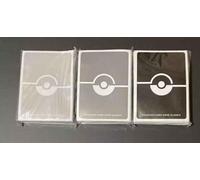 Pokemon Classic Collection - Card Sleeves - Black Gray Silver - 3 Packs