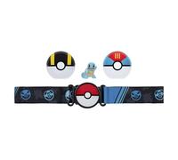 Pokémon Clip 'N' Go Belt Set - Includes Themed Belt and 2-Inch Squirtle Battle Figure with Ultra Ball and Lure Ball Accessories