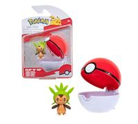 Pokémon Clip ‘N' Go CHESPIN 2-Inch Battle Figure and Poke Ball