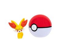 Pokémon Figure Clip 'N' Go Fennekin PKW3132 – 2-inch Battle Figure with Poké Ball