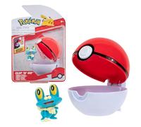 Pokémon Clip 'n' Go Froakie – 2-inch battle figure & Poké Ball – New & Sealed