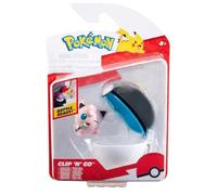 Pokémon Clip ‘N’ Go Jigglypuff and Moon Ball - Includes 2-Inch Battle Figure and Moon Ball Accessory