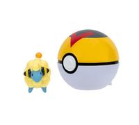 Pokémon Clip 'N' Go Figure Mareep Includes 2-Inch Battle Figure and Level Ball Accessory