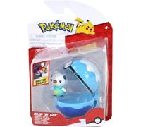 POKEMON - CLIP N GO - OSHAWOTT DIVE BALL TOY