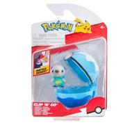 Pokémon Clip ‘N’ Go Oshawott and Dive Ball - Includes 2-Inch Battle Figure and Poké Ball Accessory