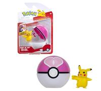 Pokémon Clip ‘N’ Go Pikachu and Love Ball - Includes 2-Inch Battle Figure and Love Ball Accessory