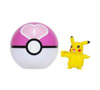 Pokémon Clip ‘N’ Go Pikachu and Love Ball - Includes 2-Inch Battle Figure and Love Ball Accessory