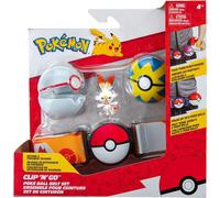 Pokemon Clip 'N' Go Poké Ball Belt Set SCORBUNNY