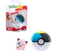 Pokémon Clip ‘N’ Go Jigglypuff and Moon Ball - Includes 2-Inch Battle Figure and Moon Ball Accessory