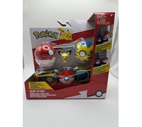 Pokemon Clip N Go Poke Ball Set Pikachu