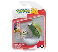 Pokémon PKW4612 Clip 'n'Go Poké Ball Bauz & Nestball | Official Pokéball with 5 cm figure
