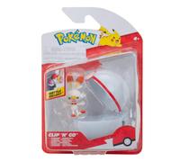 Pokémon Clip 'n' Go Poké Ball Scorbunny – Premier Ball with 2-inch Figure