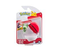 Pokémon Clip ‘N’ Go Sprigatito and Poké Ball - Includes 2-Inch Battle Figure and Poké Ball Accessory