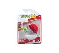 Pokémon PKW4152 - Clip and Go Pokéball - Tentacha and Diving Ball, Official Pokéball with Movable 5 cm Figure