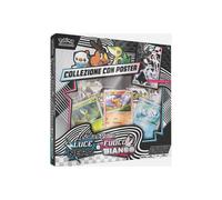 Pokemon Collection With Poster Unima Black Light And White Fire Italiano